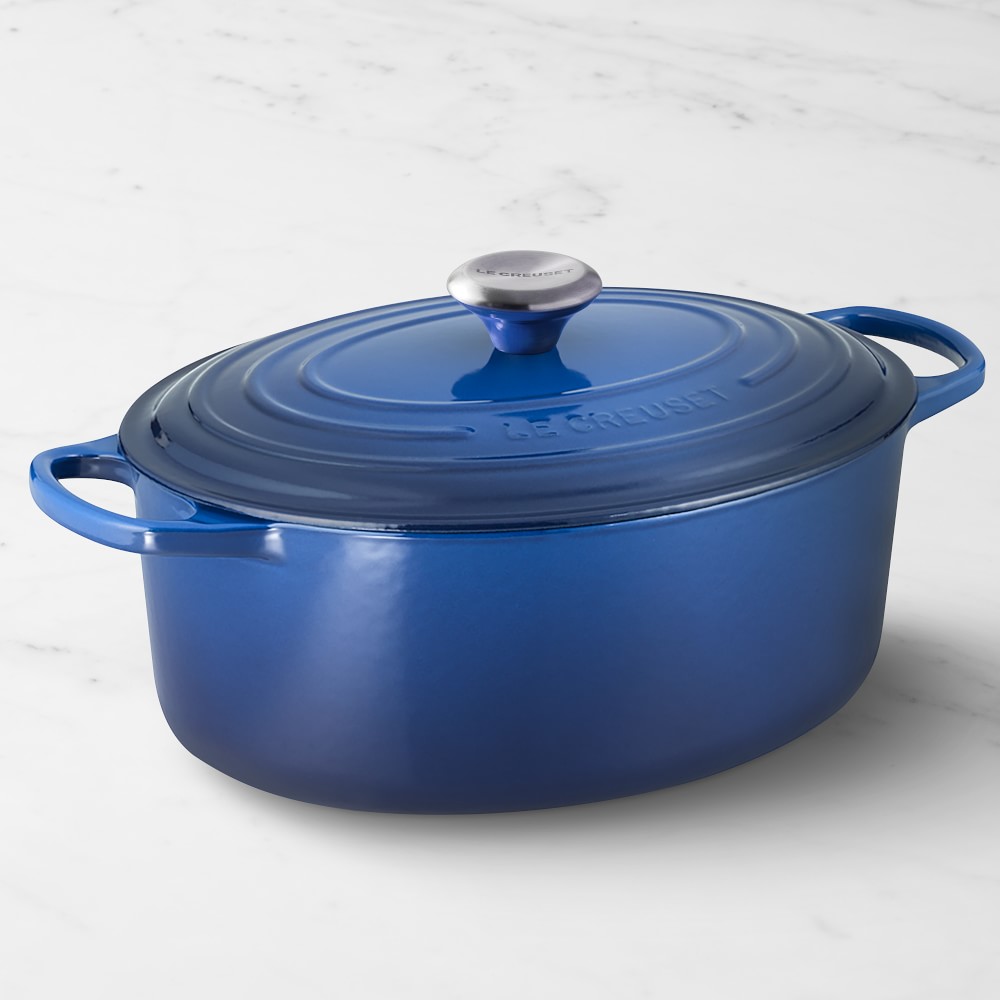Le Creuset Signature Enameled Cast Iron Oval Dutch Oven - 6 3/4-Qt., Lapis