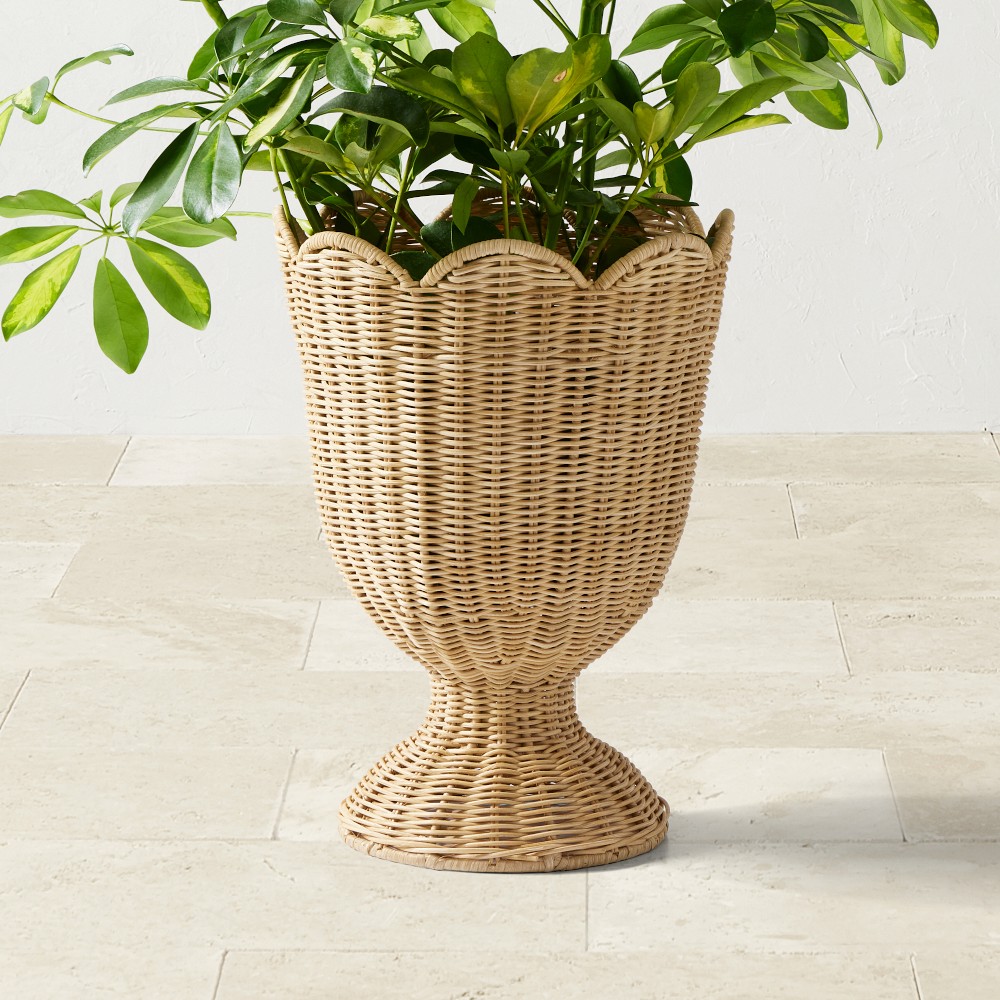 Woven Urn Planter Collection - Medium