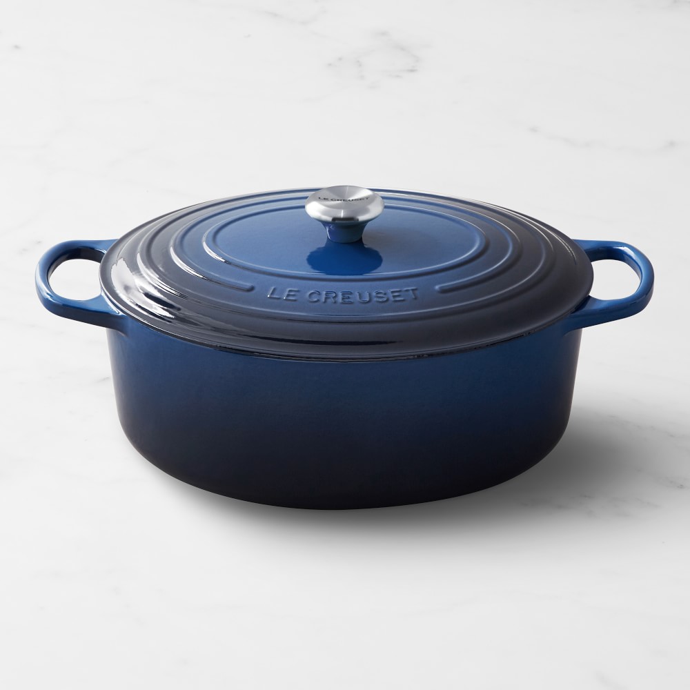Le Creuset Signature Enameled Cast Iron Oval Dutch Oven - 9.5-Qt., Lapis