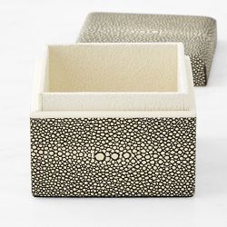 Faux Shagreen Box