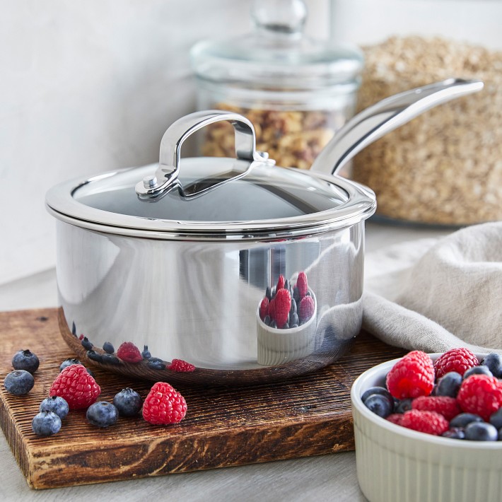 GreenPan Premiere Max Stainless-Steel Ceramic Nonstick Saucepan, 2