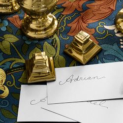 Heirloom Gold Place Card Holders, Set of 4