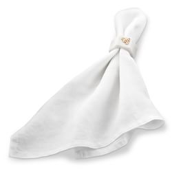 Honeycomb Marble Napkin Rings, Set of 4