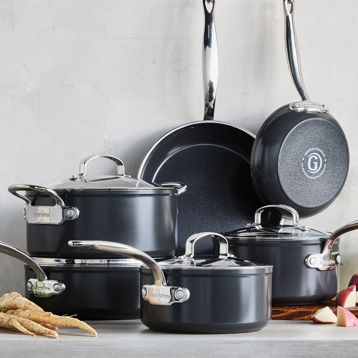 GreenPan Premiere Max Hard Anodized Ceramic Nonstick 10-Piece