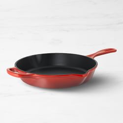 Le Creuset Signature Enameled Cast Iron Deep Skillet, 10", Red