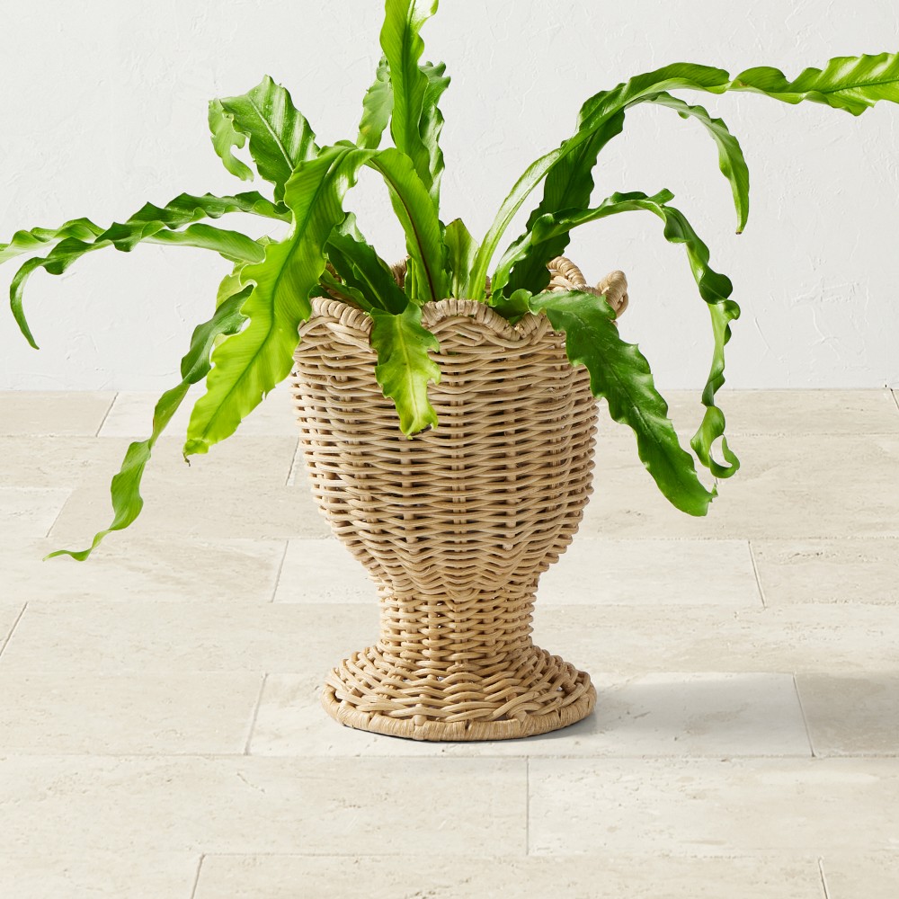 Woven Urn Planter Collection - Small