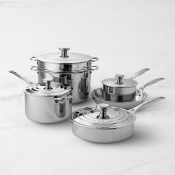 Le Creuset Signature Stainless-Steel 10-Piece Cookware Set