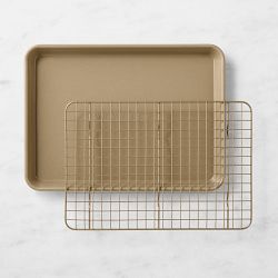 Williams Sonoma Goldtouch Silicone Nonstick Quarter Sheet Pan with Rack