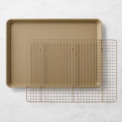 Williams Sonoma Goldtouch Silicone Nonstick Half Sheet Pan with Rack