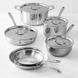All-Clad G5® Graphite Core Stainless-Steel 10-Piece Cookware Set