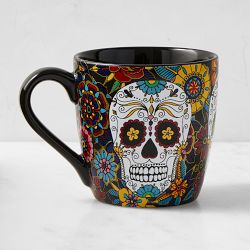 Day of the Dead Mugs, Set of 2