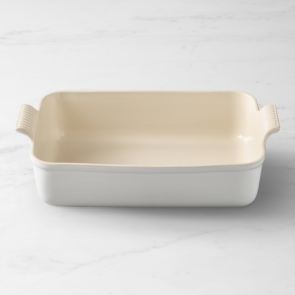 Le Creuset Stoneware Lasagna Pan, 6 1/2 Qt. - Matte White
