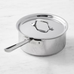 All-Clad D3® Tri-Ply Stainless-Steel Saucepan, 3-Qt.