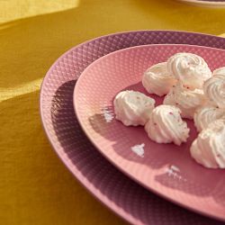 Lyngby Porcelain Rhombe Oval Serving Dish