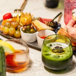 Fortessa Estiva Textured Double Old-Fashioned Glasses, Set of 4