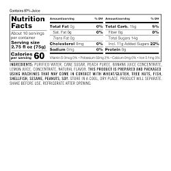 Trisha Yearwood x Williams Sonoma Summer in a Cup, Peach Cocktail Mix