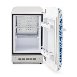 SMEG Dolce &amp; Gabbana Fab 5 Refrigerator, Blu Mediterraneo