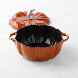 Staub Enameled Cast Iron Pumpkin Cocotte, 3.5-Qt