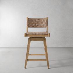 OPEN BOX: Sullivan Swivel Counter Stool, Heritage Grey