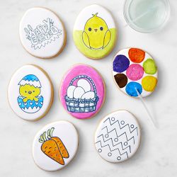 Paint Your Own Easter Egg Cookie, Set of 7, Easter Delivery