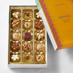 Diwali Celebration Assorted Sweets, 15 Piece