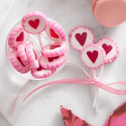 Williams Sonoma Heart Lollipops