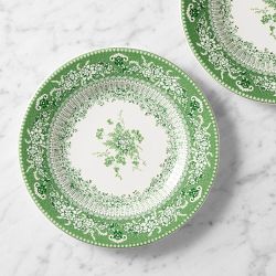 English Floral 12-Piece Dinnerware Set with Salad Bowls