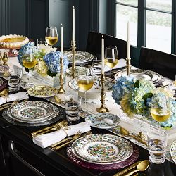 Basketweave Glass Charger