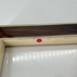 OPEN BOX: Horn and Bone Picture Frame, Dark, 4" X 6"