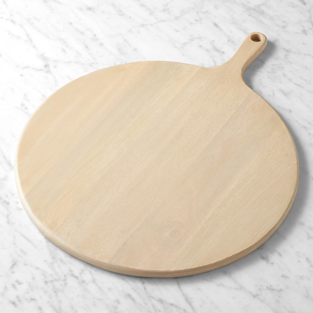 Mango Wood Round Cheese Boards - 18"