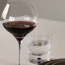 Orrefors Intermezzo Blue Double Old Fashioned Glasses, Set of 4