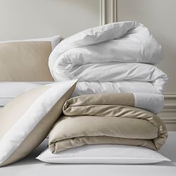 Chambers® Color Block Duvet Cover & Shams