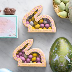 Charbonnel et Walker Chocolate Bunny Box with Pastel Eggs