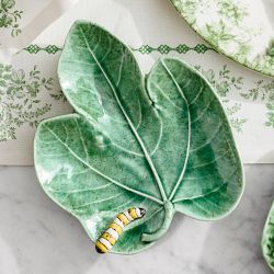 Bordallo Pinheiro Small Plates Set of 4, Caterpillars