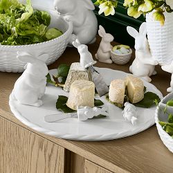 Sculptural Bunny Cheese Knives, Set of 3