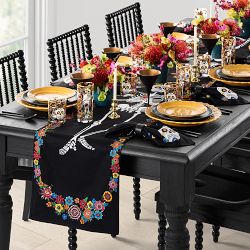 Day of the Dead Table Runner