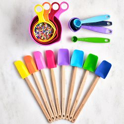 Flour Shop x Williams Sonoma Rainbow Measuring Cups and Spoons