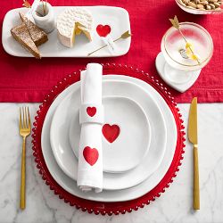 Heart Salad Plates