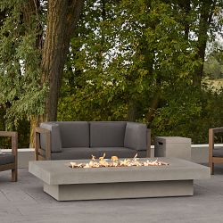 Novato Low Rectangle Propane Fire Table (72")