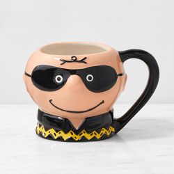 PEANUTS™ x Williams Sonoma Halloween Charlie Brown &amp; Snoopy Figural Mugs, Set of 2