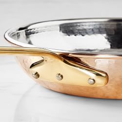 Ruffoni Historia Hammered Copper Fry Pan, 9.5"