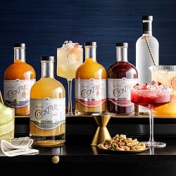 Modern Optic Wine Glasses, Set of 4