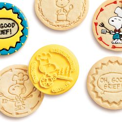 PEANUTS™ x Williams Sonoma Chef Snoopy Silicone Cookie Stamps, Set of 4