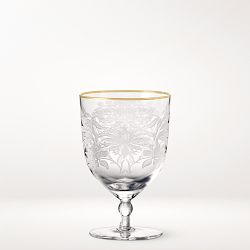 Morris &amp; Co. x Williams Sonoma Etched Goblet, 13.5-oz, Set of 2