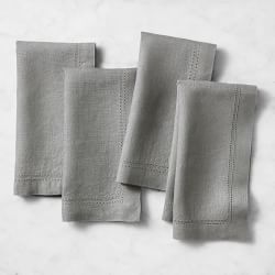 Linen Double Hemstitch Napkins