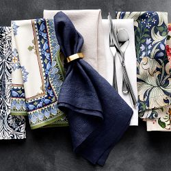 Williams Sonoma Linen Hemstitch Napkins