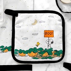 PEANUTS™ x Williams Sonoma Halloween Great Pumpkin Oven Mitt &amp; Potholder Set