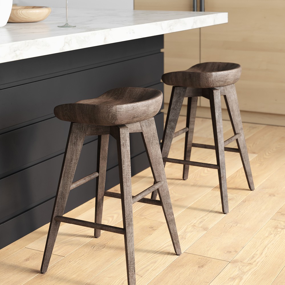 Sanremo Backless Swivel Stool by Williams Sonoma Home