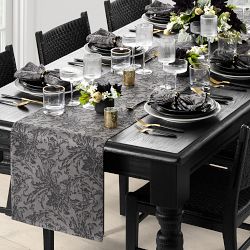 Damask Table Runner, 16"x108", Damask