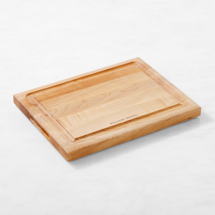 Williams Sonoma Edge-Grain Maple Wood Carving Board | Williams Sonoma